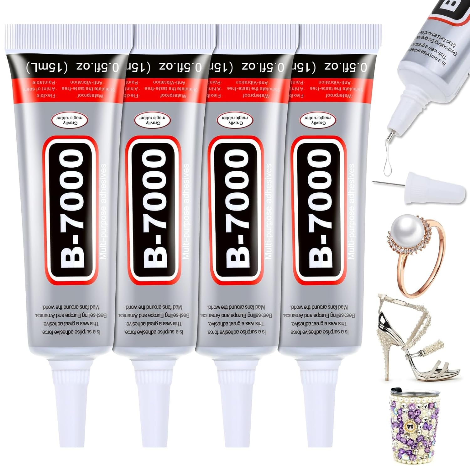 Resin Crafts - 1-10 Peças Cola Super B-7000 Loolifl: