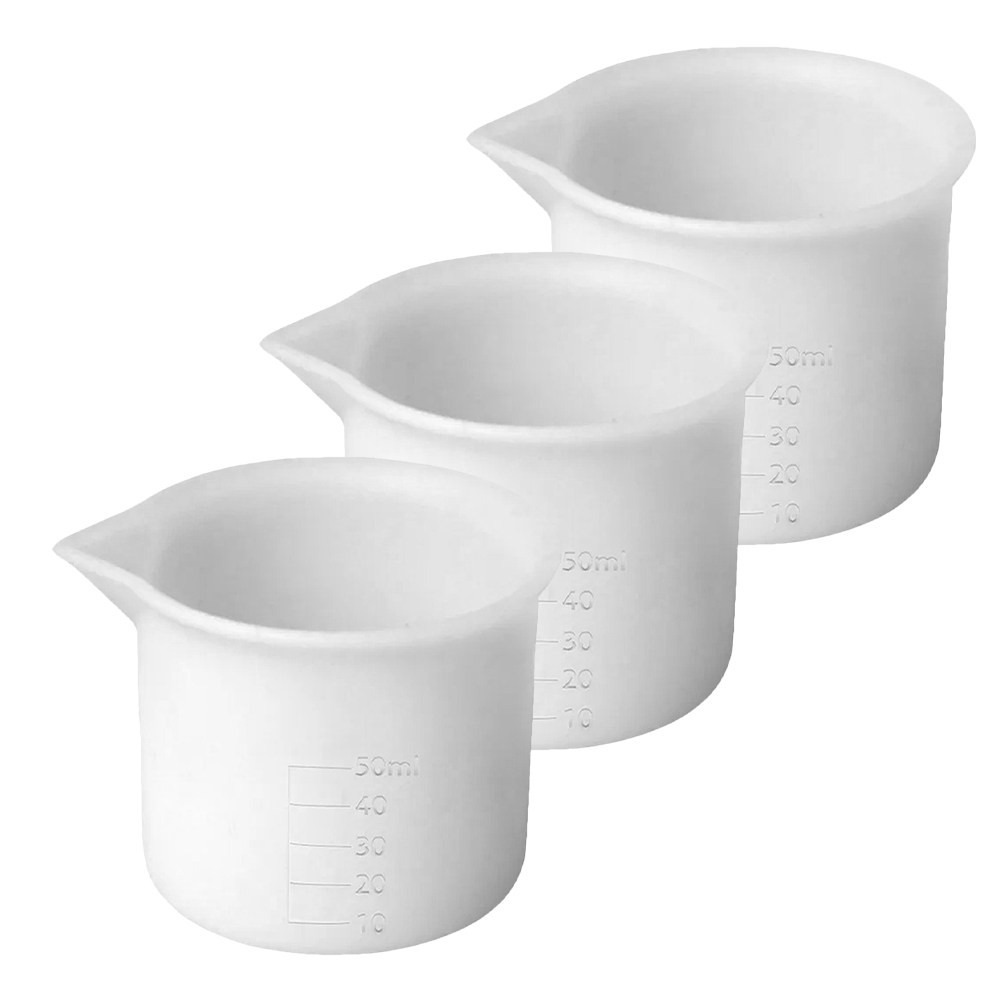 Mixing Cup Silicone - 3 Peças de Copos Medidores de