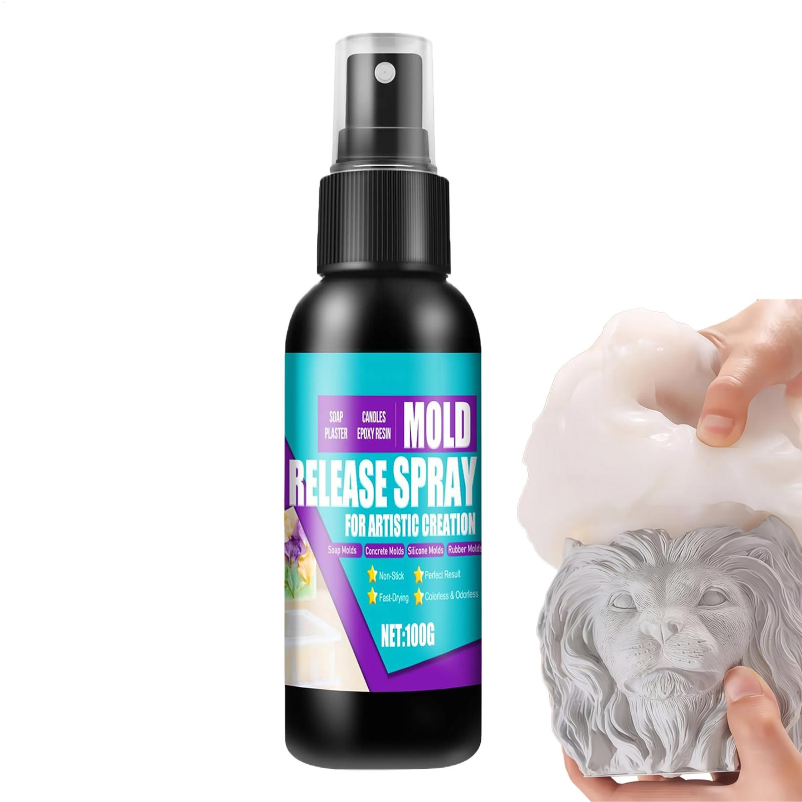 Resin Crafts - Spray Desmoldante 100g, Agente Antiaderente para