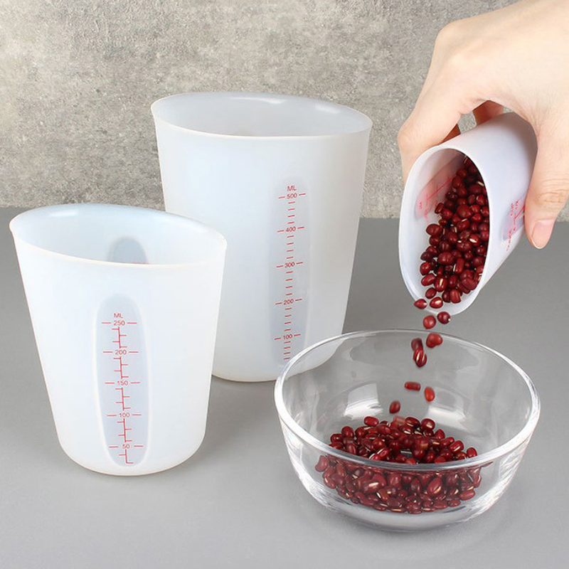 Mixing Cup Silicone - Copo Medidor de Silicone com Escala,