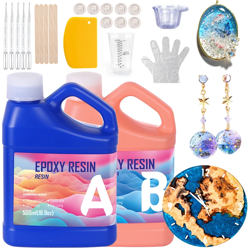 Resin Jewelry Kit - Kit de Resina Epóxi de Fácil