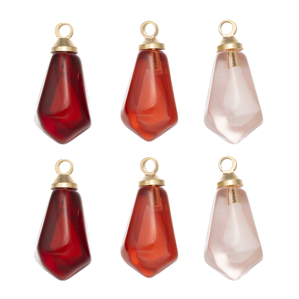 Resin Craft Supplies - 10 pçs/lote fruta romã semente pingente