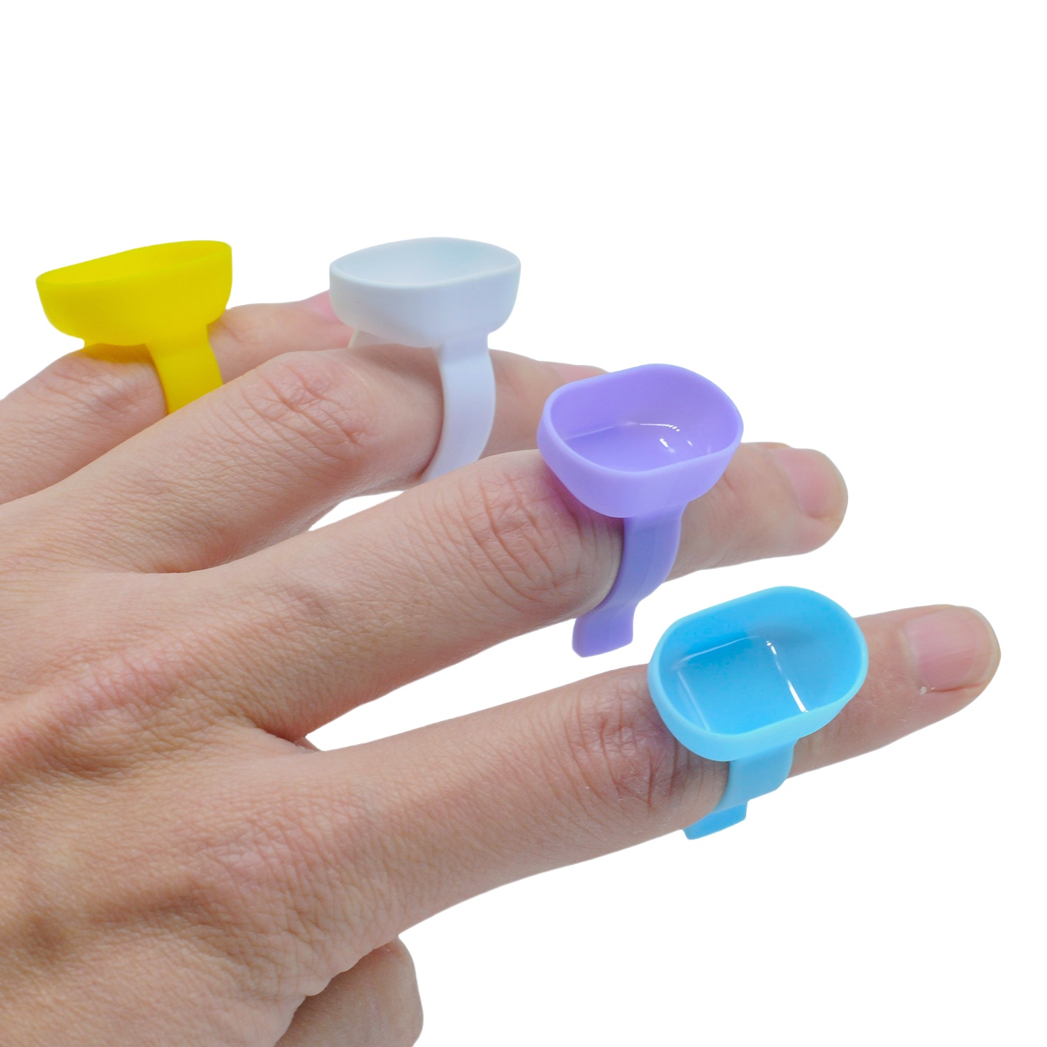 Mixing Cup Silicone - Anel de dedo para mistura dentária,