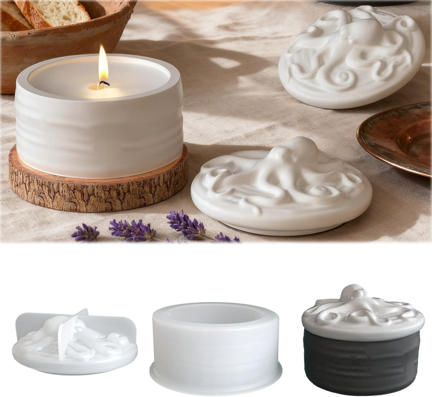 Resin Ocean Wave Mold - Conjunto de Moldes de Silicone para