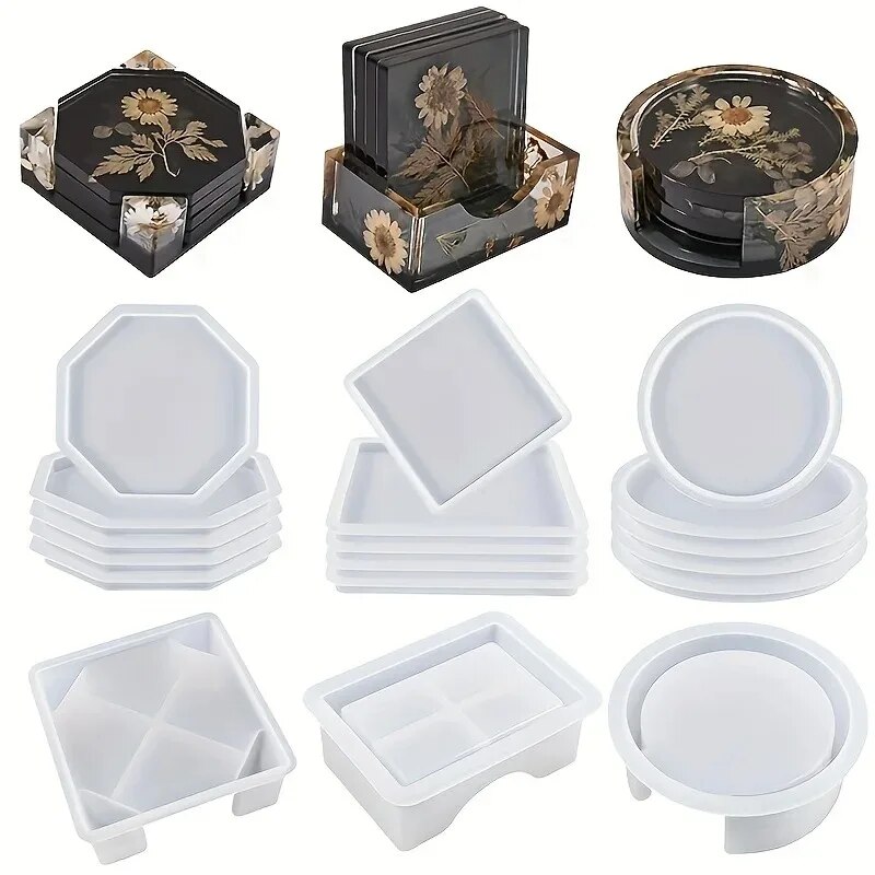 Serving Tray Mold - Conjunto de moldes de resina de