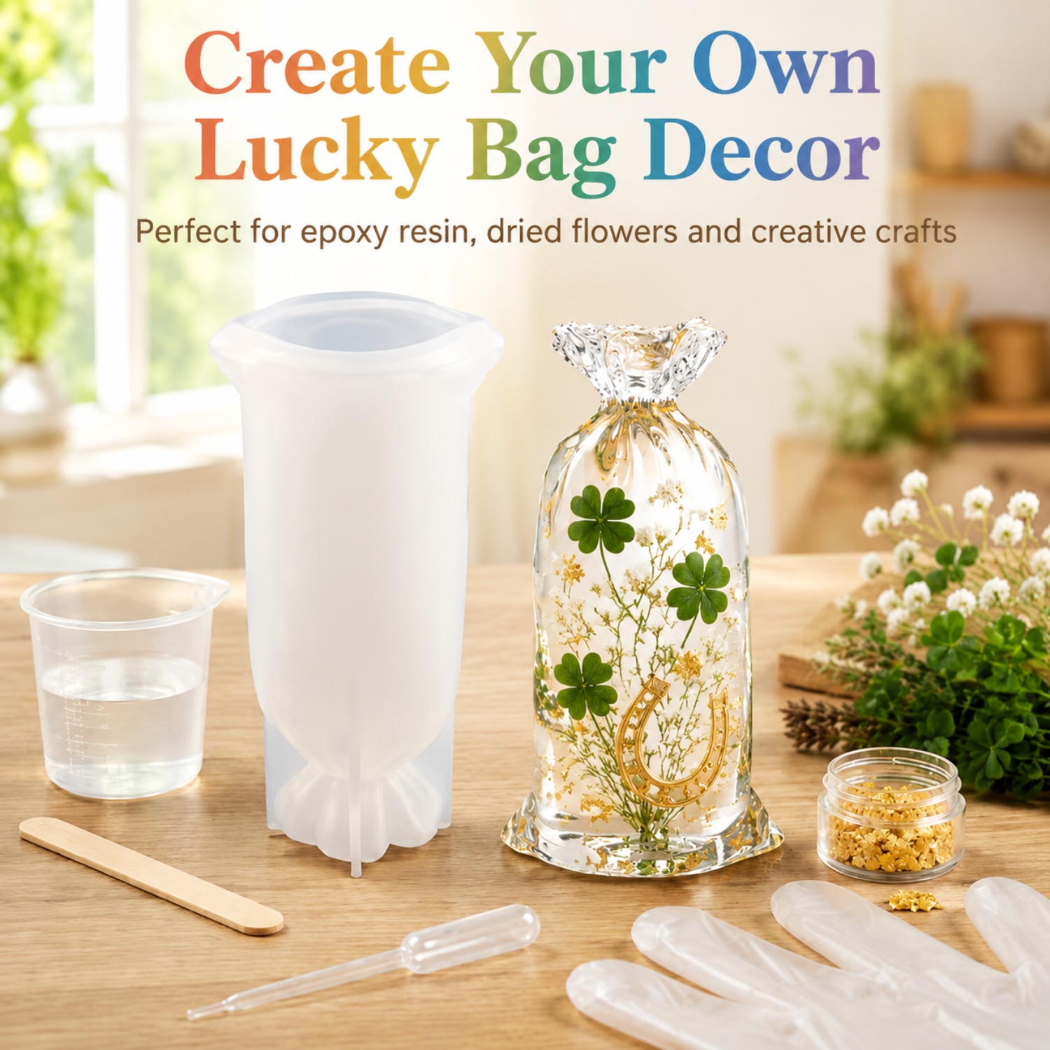 Flower Preservation Resin - Moldes de Silicone para Resina Lucky