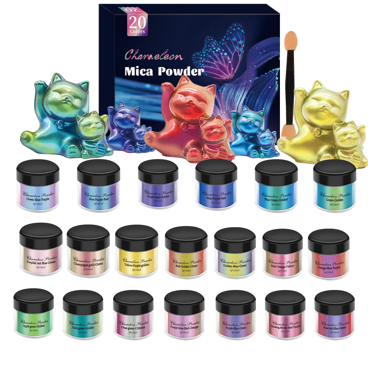 Conjunto de Pigmentos Espelhad - Resin Jewelry Kit avaliação e preço