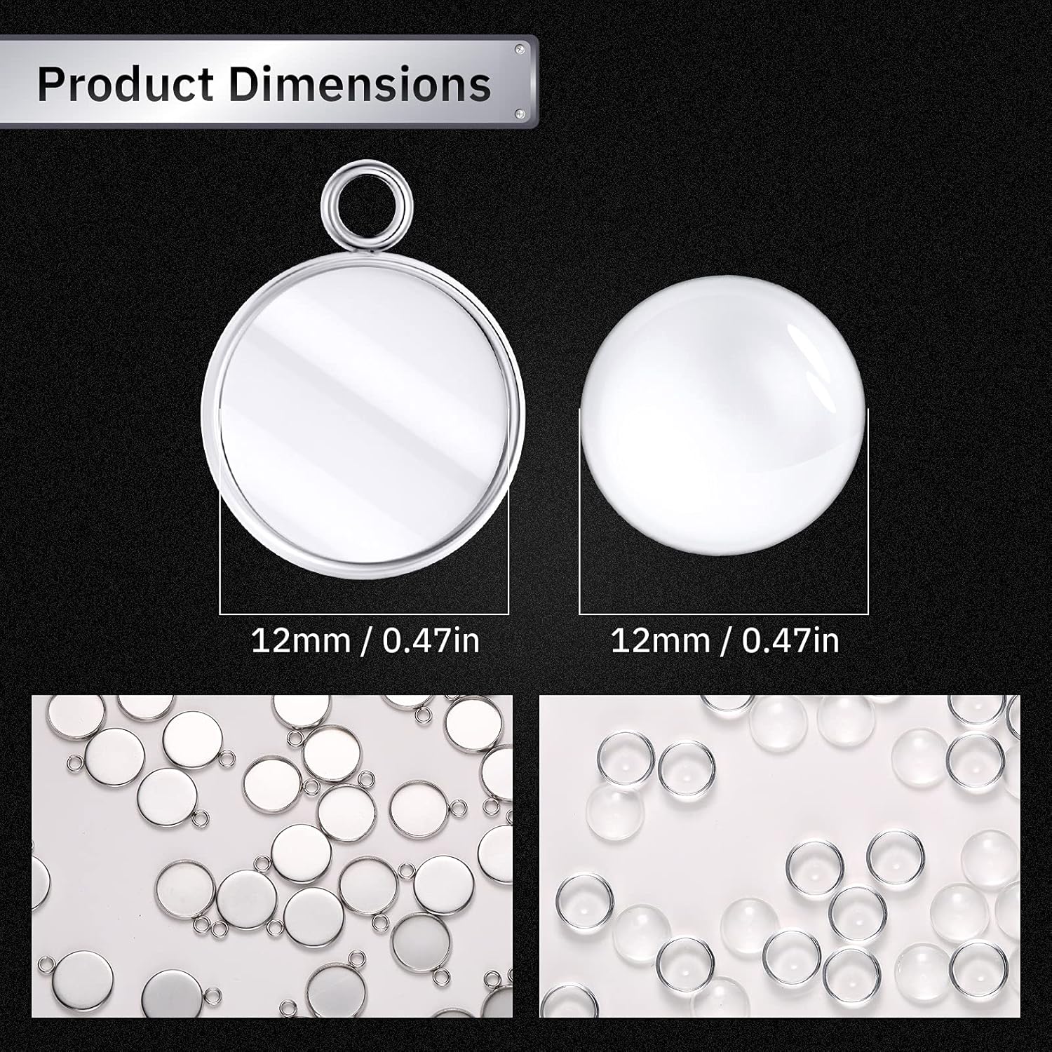20 peças de aço inoxidável mol - Resin Crafts avaliação e preço