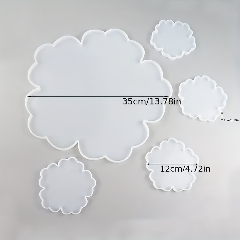 5 peças de Molde de Silicone p - Flower Preservation Resin avaliação e preço