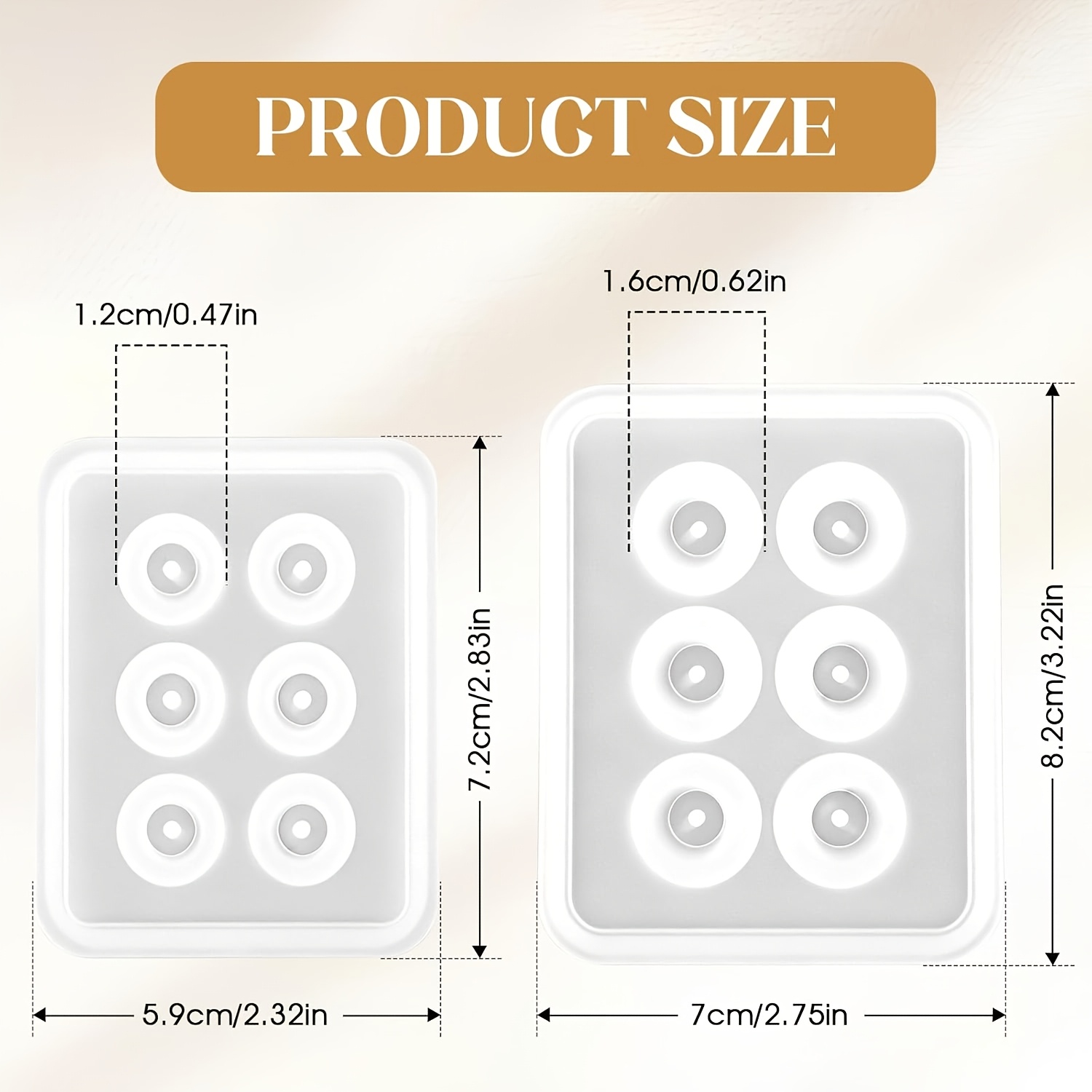 Dois moldes esféricos perfurad - Resin Jewelry Kit avaliação e preço