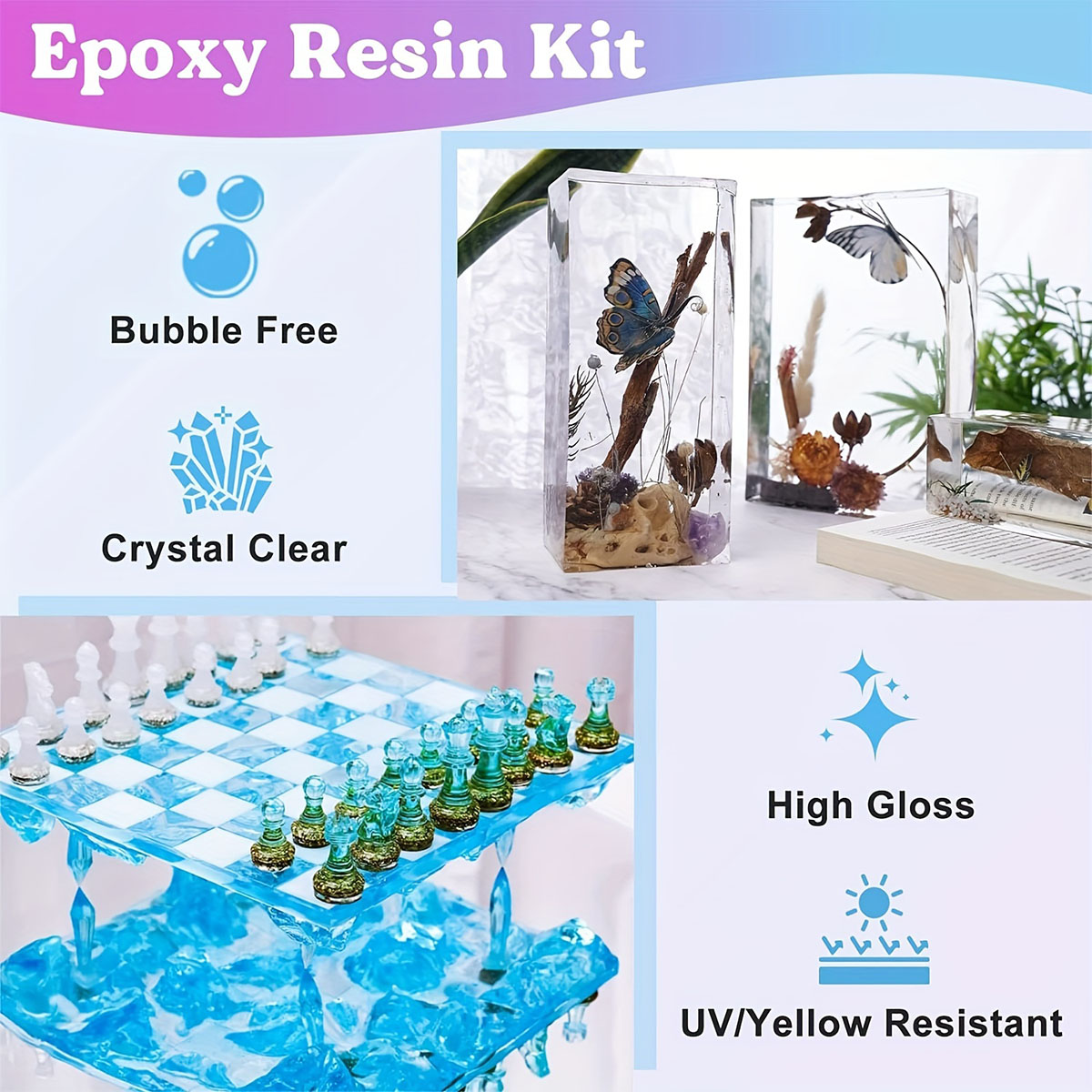 Kit de resina de fundição tran - Resin Jewelry Kit avaliação e preço
