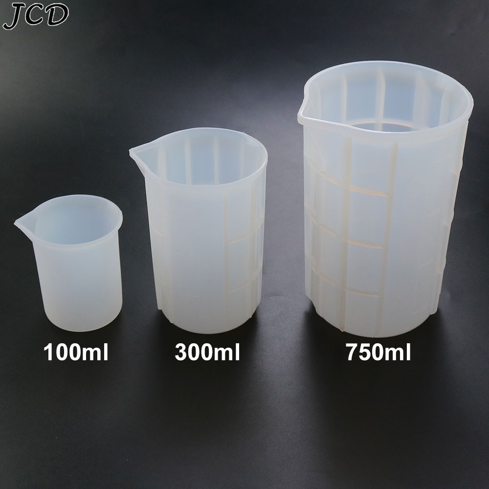 Jcd 100ml/300ml/750ml copo de  - Mixing Cup Silicone avaliação e preço
