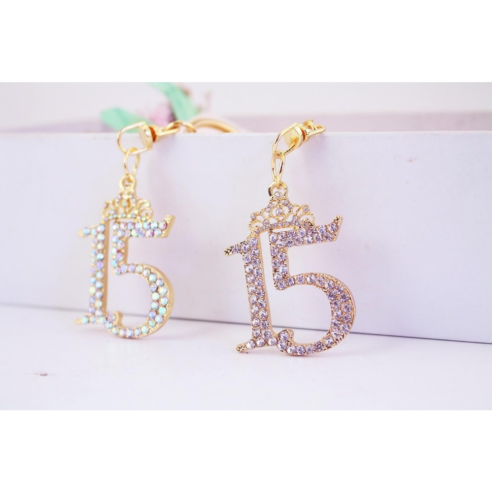 Chaveiro de Carro com Número 1 - Resin Glitter Pack avaliação e preço