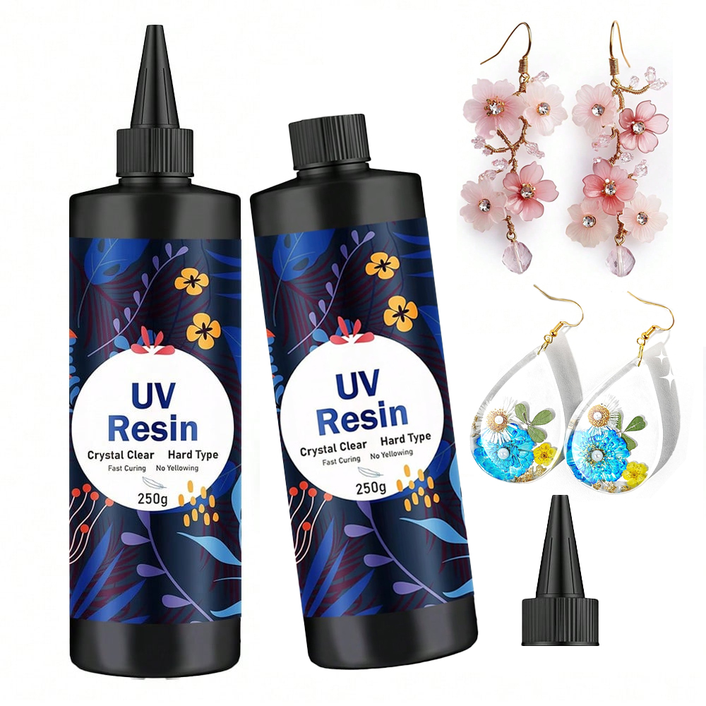 Resina UV Transparente Dura de - Resin Jewelry Kit avaliação e preço