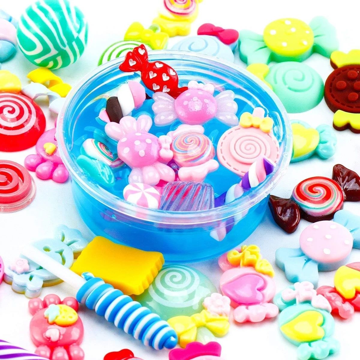 30 pçs aleatório doces slime e - Resin Jewelry Kit avaliação e preço