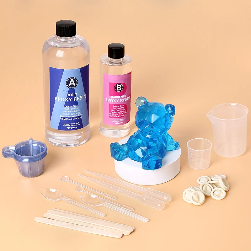 Kit de resina epóxi cristalina - Mixing Cup Silicone avaliação e preço