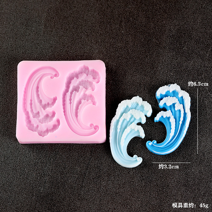 Onda oceano moldes de silicone - Resin Ocean Wave Mold avaliação e preço