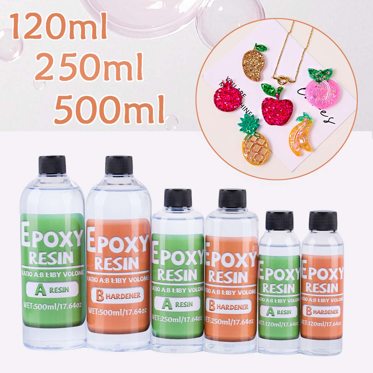 Kit de cola epóxi de resina ab - Resin Jewelry Kit avaliação e preço