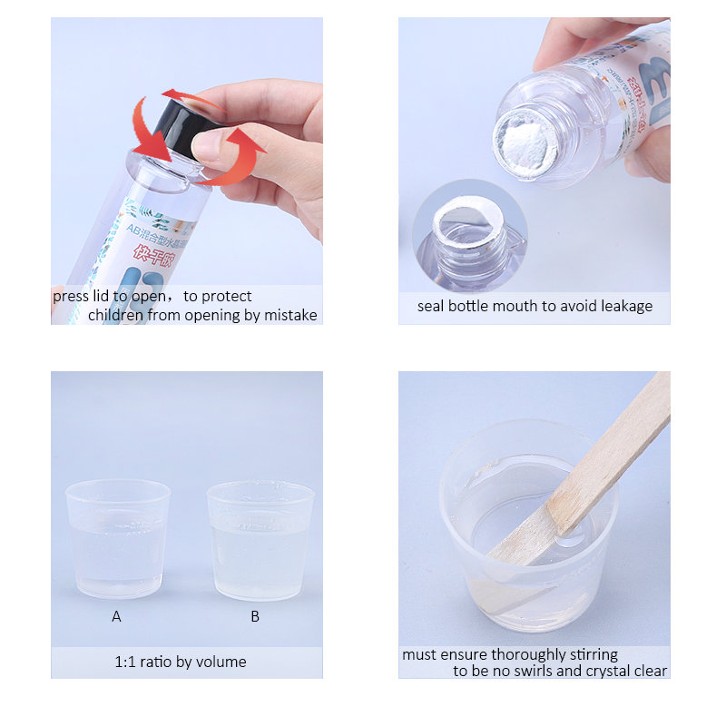 1:1 resina epóxi transparente  - Serving Tray Mold avaliação e preço