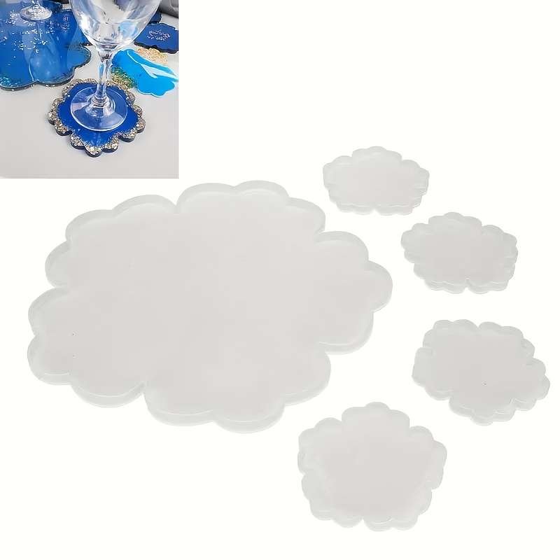 5 peças de Molde de Silicone p - Flower Preservation Resin avaliação e preço