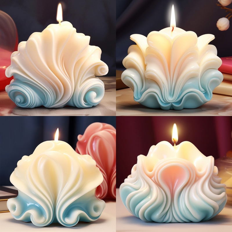 Moldes de Silicone para Velas  - Resin Ocean Wave Mold avaliação e preço