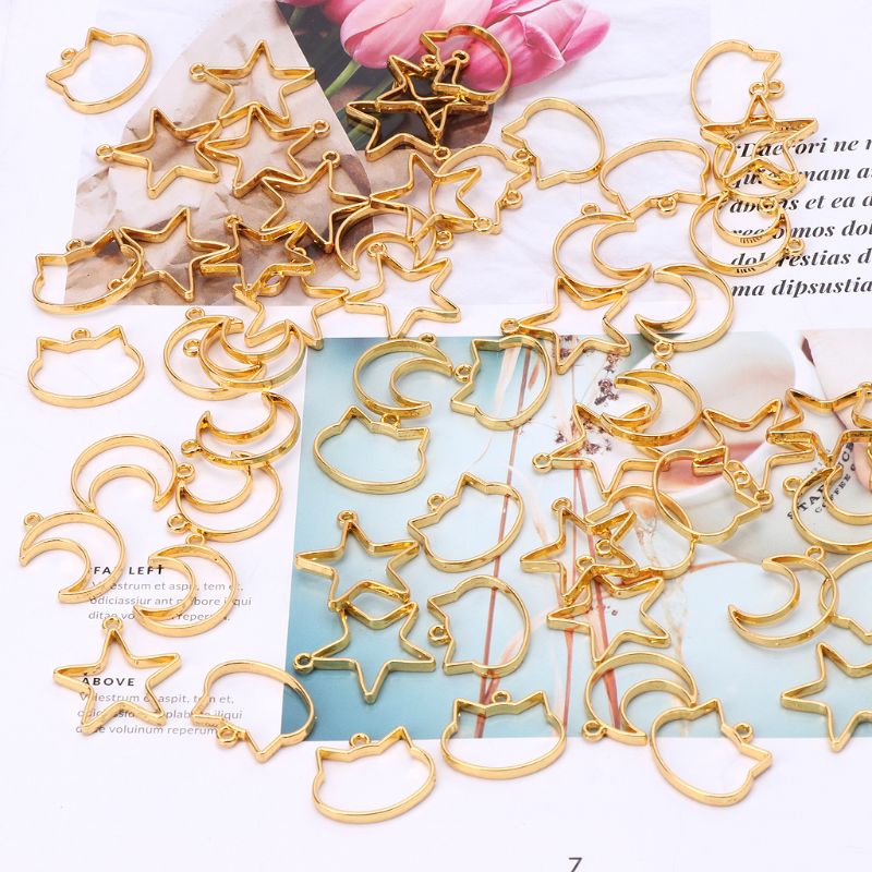 Mini Geométrica Frame Pingente - Bezels Set Pendant avaliação e preço