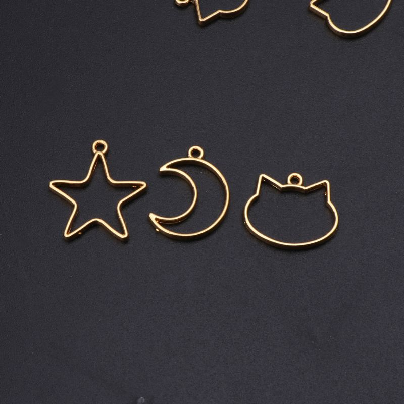 Mini Geométrica Frame Pingente - Bezels Set Pendant avaliação e preço