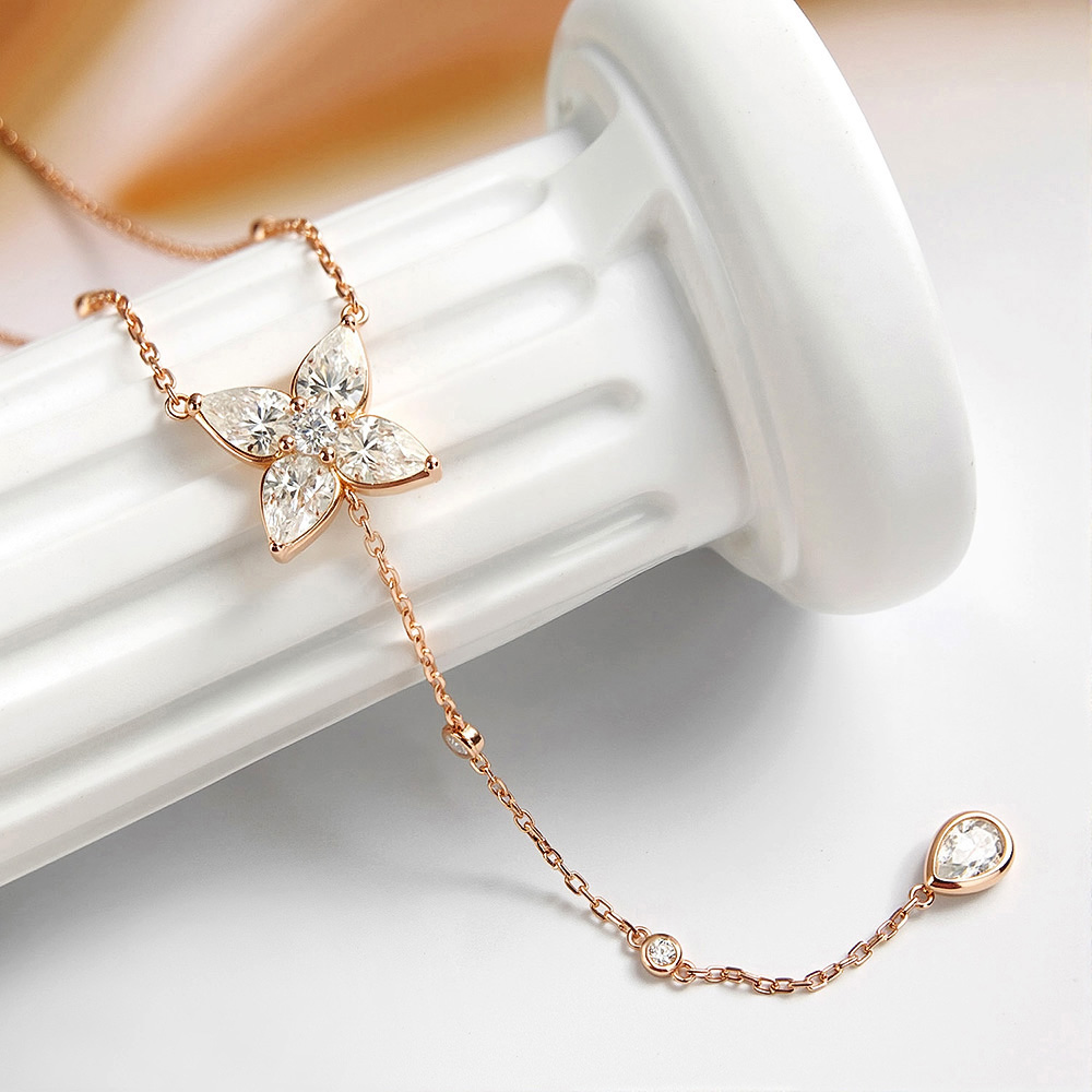 Colar com Pingente de Moissani - Bezels Set Pendant avaliação e preço