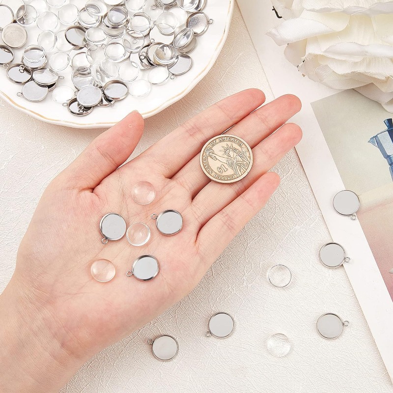 50 conjuntos de pingente caboc - Bezels Set Pendant avaliação e preço