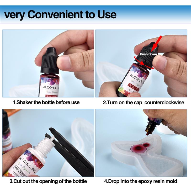 Kit Pigmento Resina Epóxi, Art - Resin Dye Alcohol avaliação e preço